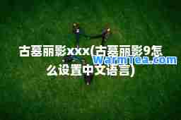 古墓丽影       x(古墓丽影9怎么设置中文语言)