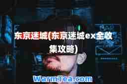 东京迷城(东京迷城ex全收集攻略)