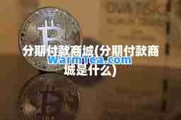 分期付款商城(分期付款商城是什么)