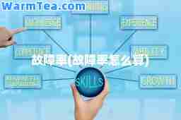 故障率(故障率怎么算)