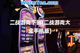 二战游戏下载(二战游戏大全手机版)