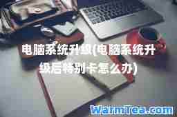 电脑系统升级(电脑系统升级后特别卡怎么办)