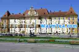 黑龙江生产建设团(黑龙江生产建设团知青名录)