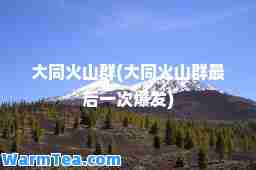大同火山群(大同火山群一次爆发)