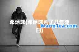 邓炳球(邓炳球判了几年徒刑)