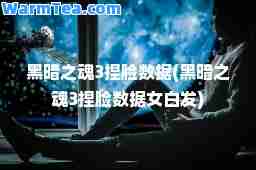 黑暗之魂3捏脸数据(黑暗之魂3捏脸数据女白发)
