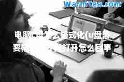 电脑c盘怎么格式化(u盘需要格式化才能打开怎么回事)