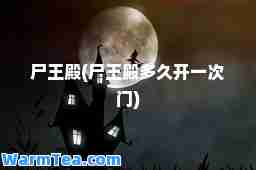 尸王殿(尸王殿多久开一次门)