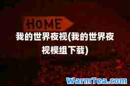 我的世界夜视(我的世界夜视模组下载)