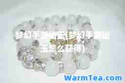 梦幻手游仙玉(梦幻手游仙玉怎么获得)