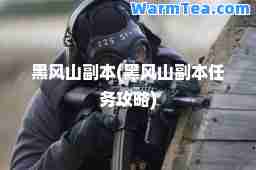黑风山副本(黑风山副本任务攻略)