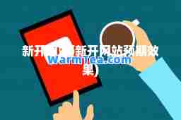 新开网站(新开网站预期效果)