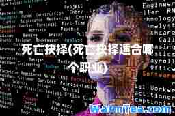 死亡抉择(死亡抉择适哪个职业)