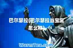 巴尔瑟拉(巴尔瑟拉当宝宝怎么样)