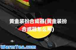 黄金装扮成器(黄金装扮成器怎么用)