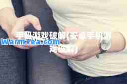 手机游戏破解(安卓手机游戏破解)