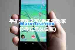 手机游戏之家(手机游戏家长模式怎么设置)