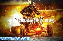 秦殇攻略秘籍(秦殇 攻略)