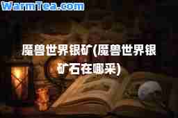 魔兽世界银矿(魔兽世界银矿石在哪采)