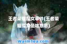 王者荣耀魔女事件(王者荣耀魔女是啥意思)