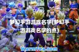 梦幻手游游戏名字(梦幻手游游戏名字的点)
