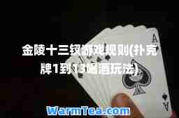 金陵十三钗游戏规则(扑克牌1到13喝酒玩法)