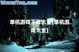 单机游戏下载大全(单机游戏大全)