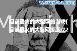 目前最火的大型网络游戏(目前最火的大型网络游戏2023)