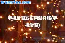 手机传奇发布网新开服(手机传奇)