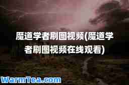 魔道学者刷图视频(魔道学者刷图视频在线观看)