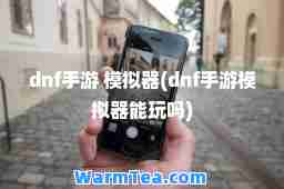dnf手游 模拟器(dnf手游模拟器能玩吗)