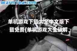 单机游戏下载大全中文版下载免费(单机游戏大全破解版)