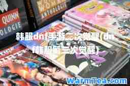 韩服dnf手游二次觉醒(dnf韩服第三次觉醒)