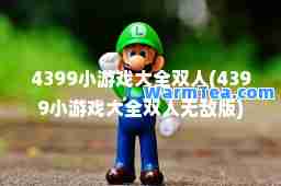 4399小游戏大全双人(4399小游戏大全双人版)