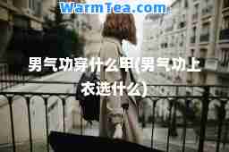 男气功穿什么甲(男气功上衣选什么)