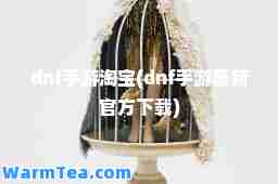 dnf手游淘宝(dnf手游官方下载)
