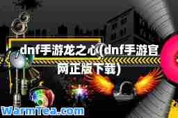 dnf手游龙之心(dnf手游官网正版下载)