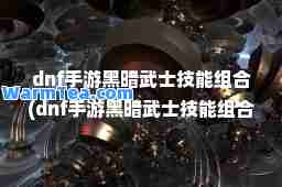 dnf手游黑暗武士技能组(dnf手游黑暗武士技能组图)