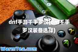 dnf手游千手罗汉(dnf千手罗汉装备选择)