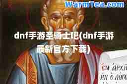 dnf手游圣骑士吧(dnf手游官方下载)