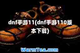 dnf手游11(dnf手游110版本下载)