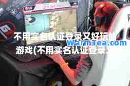 不用实名认证登录又好玩的游戏(不用实名认证登录又好玩的游戏射击)