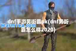 dnf手游男街霸pk(dnf男街霸怎么样2020)