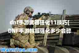 dnf手游武器强化11技巧(DNF手游韩服强化多少会碎)