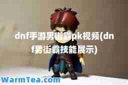 dnf手游男街霸pk视频(dnf男街霸技能展示)