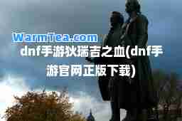 dnf手游狄瑞吉之血(dnf手游官网正版下载)