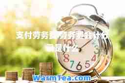 支付劳务费 劳务费会计分录是什么