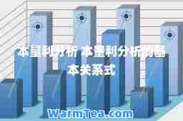 本量利分析 本量利分析的基本关系式