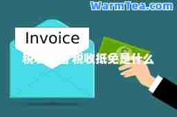 税收支出 税收抵免是什么