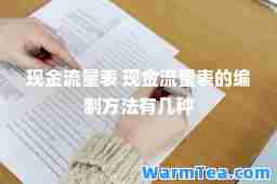 现金流量表 现金流量表的编制方法有几种